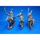 NSC02 - Spanish Line Cavalry command with bicorne charging