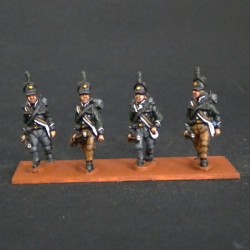 Rifles británicos avanzando 