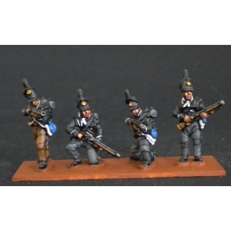 Rifles Británicos en escaramuza